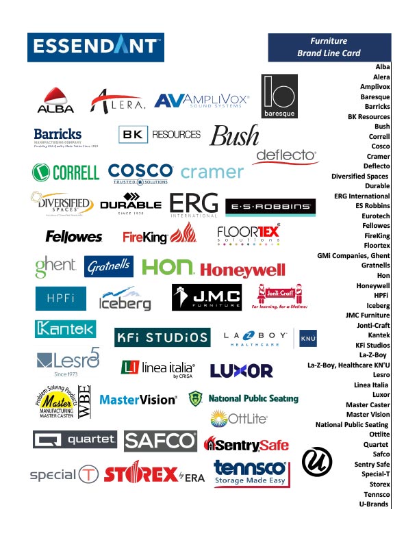 Essendant Furniture Line Card