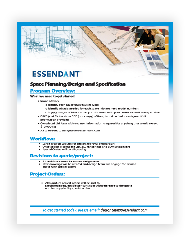 Essendant Space Planning Flyer